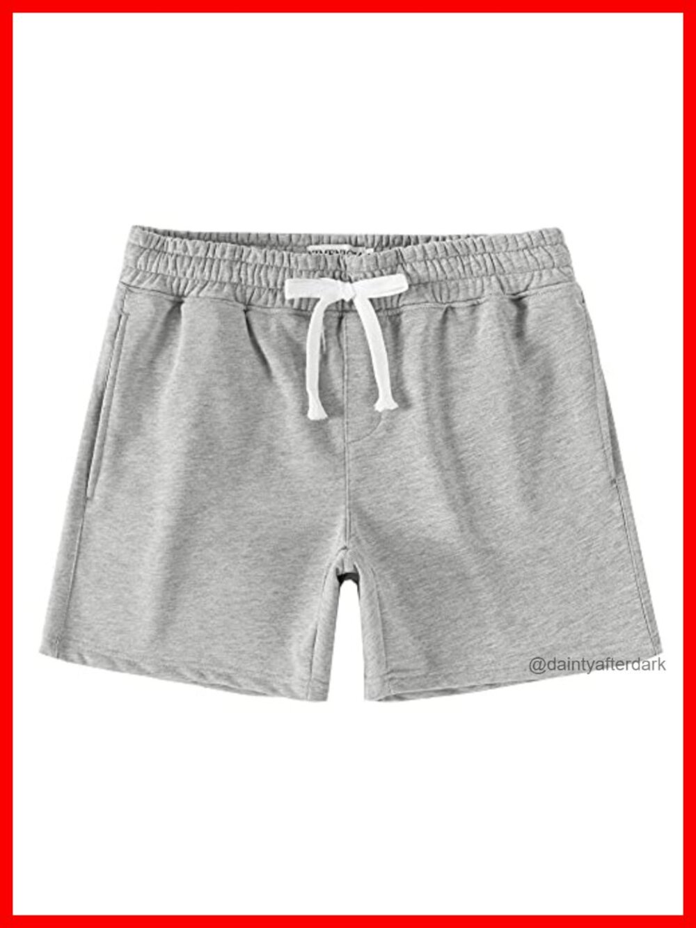 Men's Cotton Blend 5.5" Athletic Zipper Pocket Sweat Shorts
